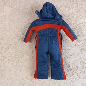 Vintage Mr. D Boys Puffer Snowsuit Size 4